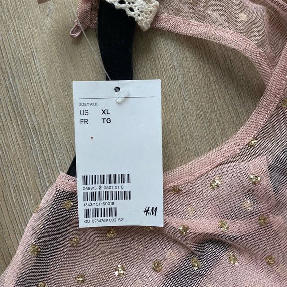 Mesh Pink Glitter Dress - Picture 3 of 3